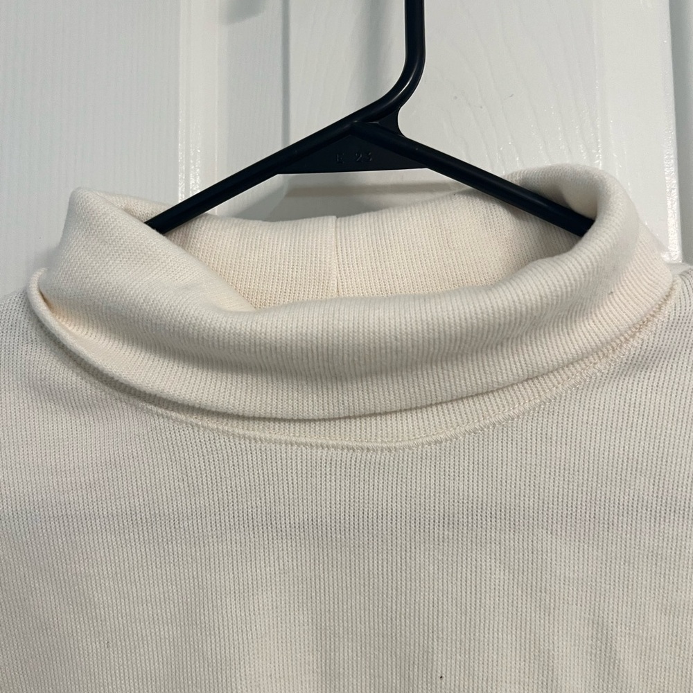 Zara Ecru High Neck Soft Sweater - Picture 4 of 6